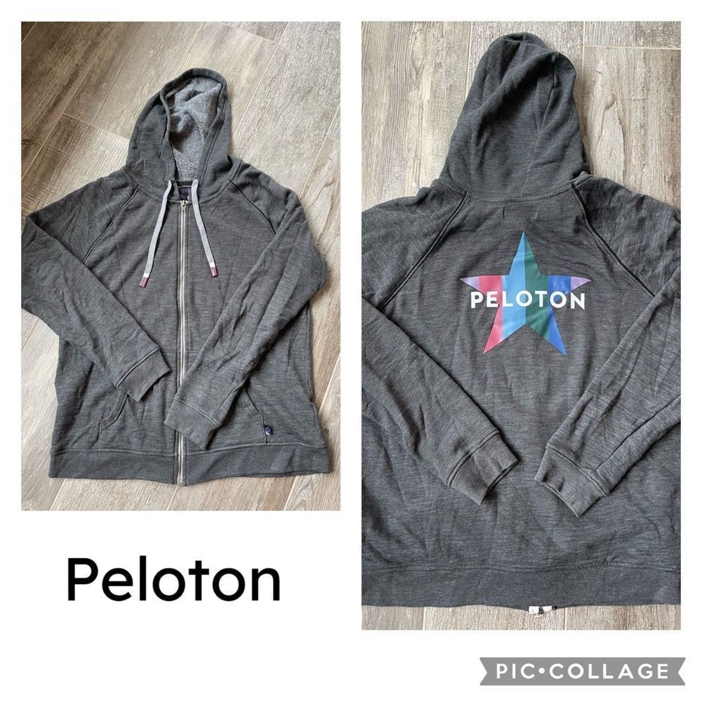 Peloton STAR Full Zip Hooded Sweatshirt Size XL